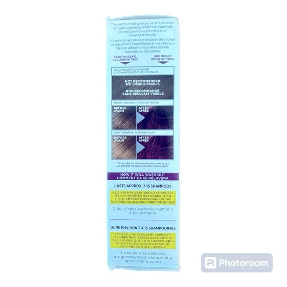 Purple Burgandy 20 Loréal Colorist Semi-permanent hair color dye box new - Picture 2 of 5